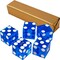 Casino Craps Dice Set 5 Big Blue 19Mm Professional Dice For Games 6 Die